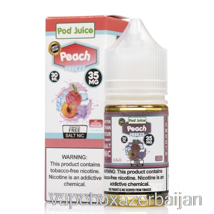 E-Juice Vape FREEZE Peach - Pod Juice - 30mL 35mg